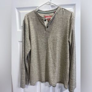 Bruno Milano Henley, long sleeve men’s shirt - Size Medium